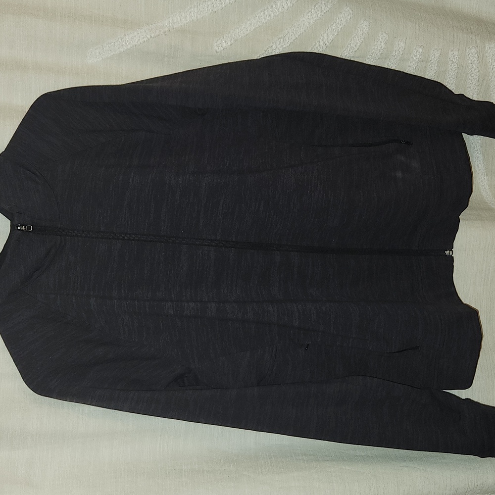 Lululemon City Sweat Full Zip Hoodie *Jacquard Black / Obsidian Large - Picture 4 of 13